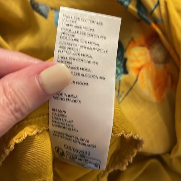 Anthropologie Maeve High-Low Pleated Dress - Picture 8 of 9